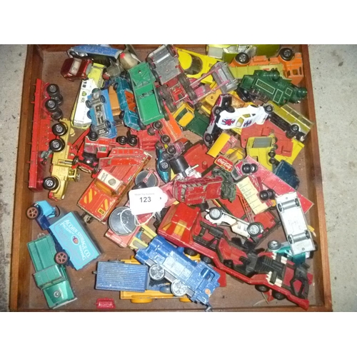 123 - a quantity of playworn military vehicles by various makes including dinky and corgi