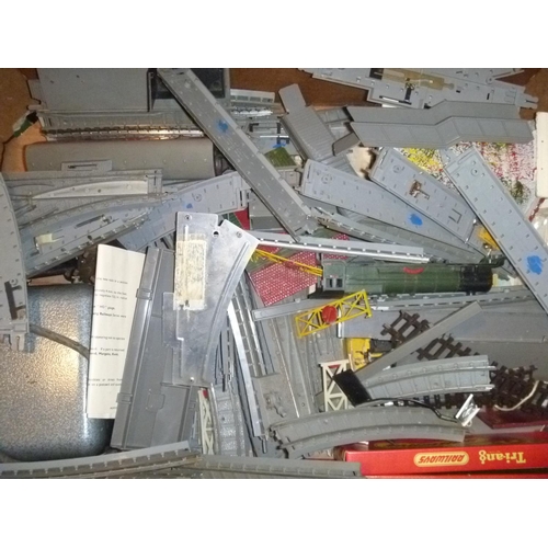 156 - qty triang railways track and other accessories and spares