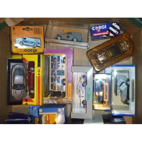 161 - selection of boxed vehicles mostly matchbox and corgi etc