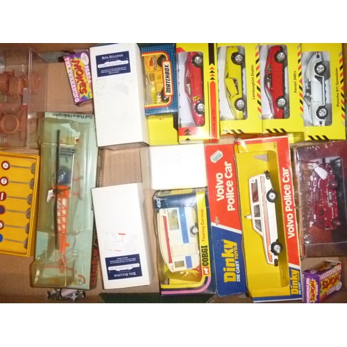 174 - qty boxed vehicles including dinky and corgi toys