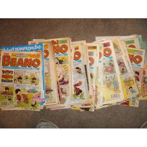 198 - qty of beano comics mostly 1990's