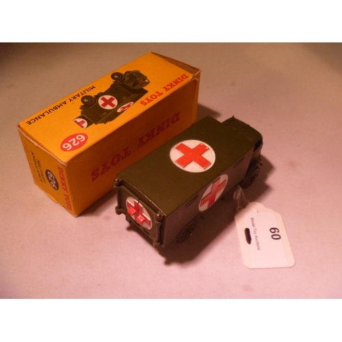 60 - dinky toys (model E, box e) military ambulance