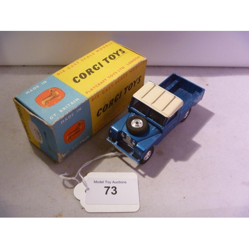 73 - corgi toys (box g model e) land rover 406