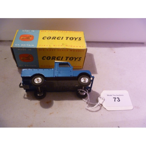 73 - corgi toys (box g model e) land rover 406