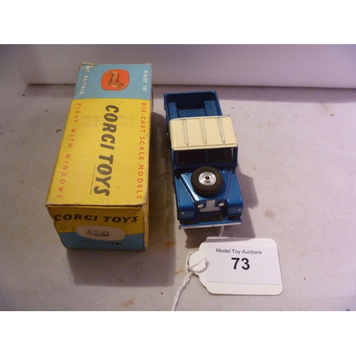 73 - corgi toys (box g model e) land rover 406