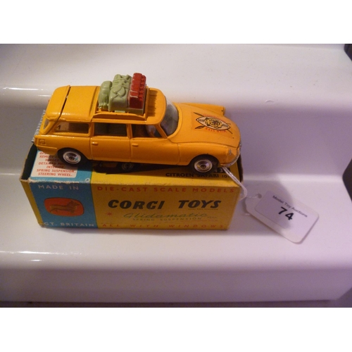 74 - corgi toys (box g model e) citroen safari