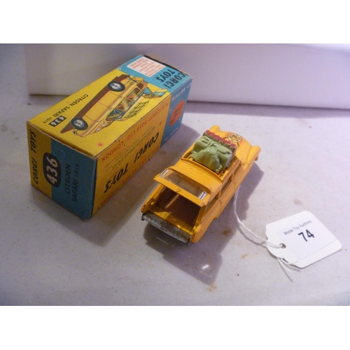 74 - corgi toys (box g model e) citroen safari