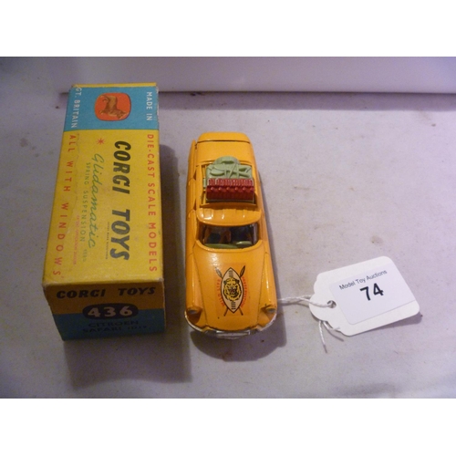 74 - corgi toys (box g model e) citroen safari