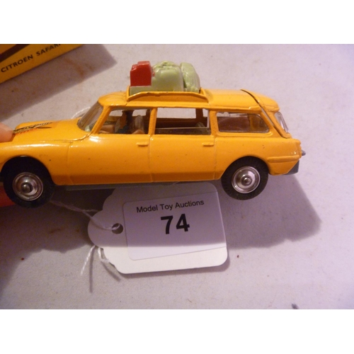 74 - corgi toys (box g model e) citroen safari