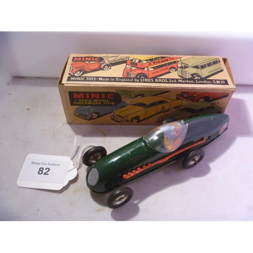 82 - triang minic (box G model E) racing car