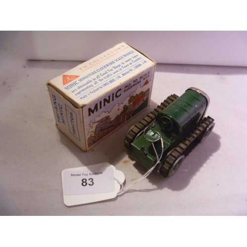 83 - triang minic (box G model E) tractor