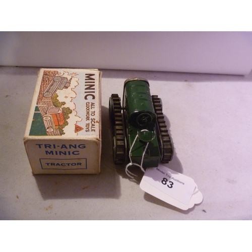 83 - triang minic (box G model E) tractor