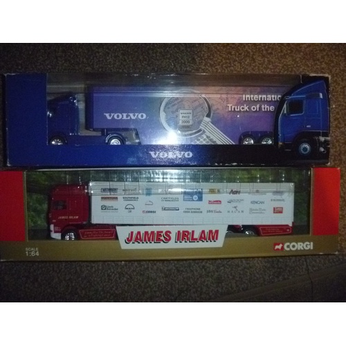 72 - corgi toys james irlam and volvo haulage lorries