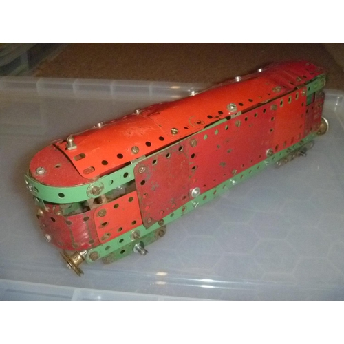 64 - interesting meccano model constructed in the form of a railcar