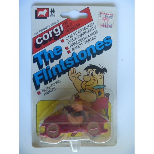 74 - corgi toys juniors the flintstones mint on good card