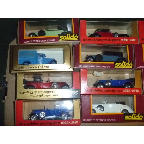 100 - 12 solido models boxed , random inspection suggests they are all excellent and unused