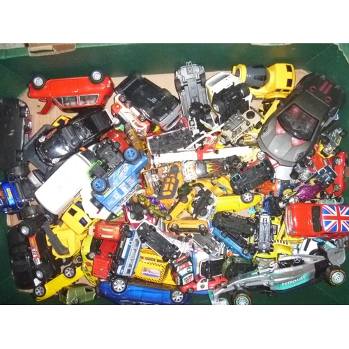 120 - qty loose model cars various makes including hot wheels