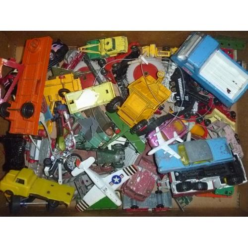 138 - qty various makes diecast toy cars including lone star tonka matchbox etc