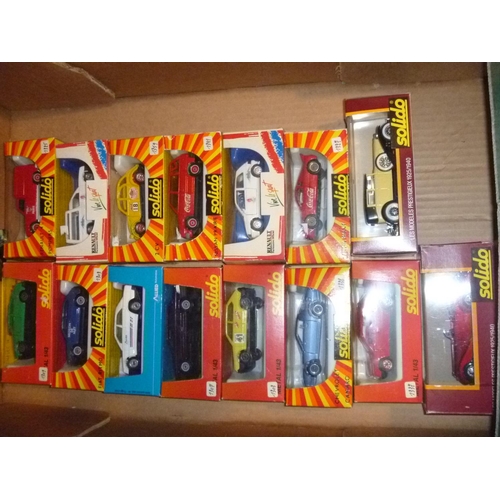 155 - qty solido model cars all boxed