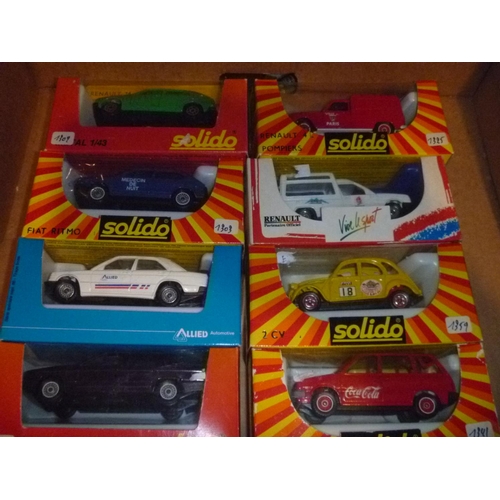 155 - qty solido model cars all boxed