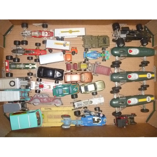 177 - * qty various mostly racing cars by polistil corgi etc