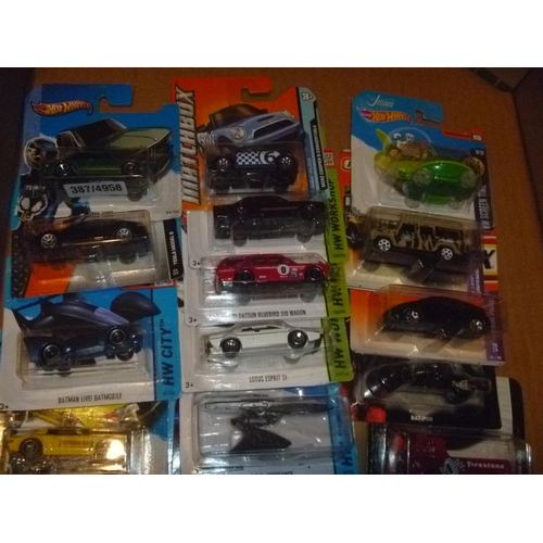 184 - qty hot wheels cars in packets