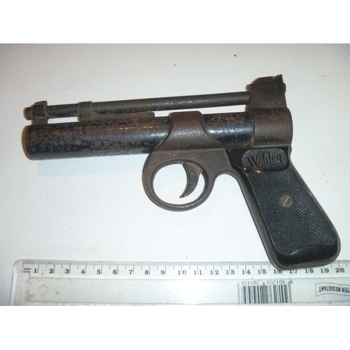 230 - webley vintage air pistol hand gun