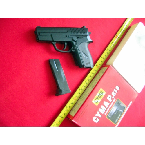 189 - CYMA P.618 Airsoft Pistol - 6mm BB - 1/1 Scale Plastic Model Gun