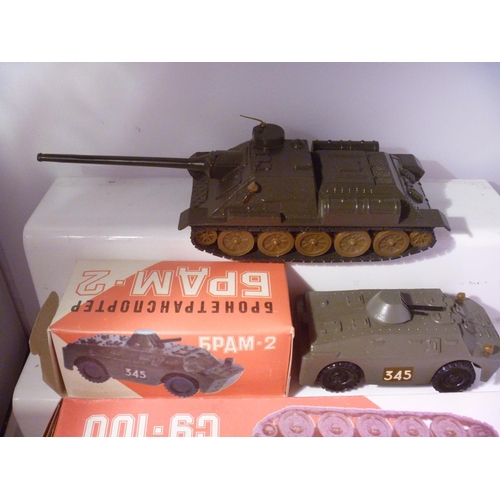 118 - 3 original Soviet USSR Russian diecast models in fantastic unused condition. Featuring YAK 3 WWII me... 