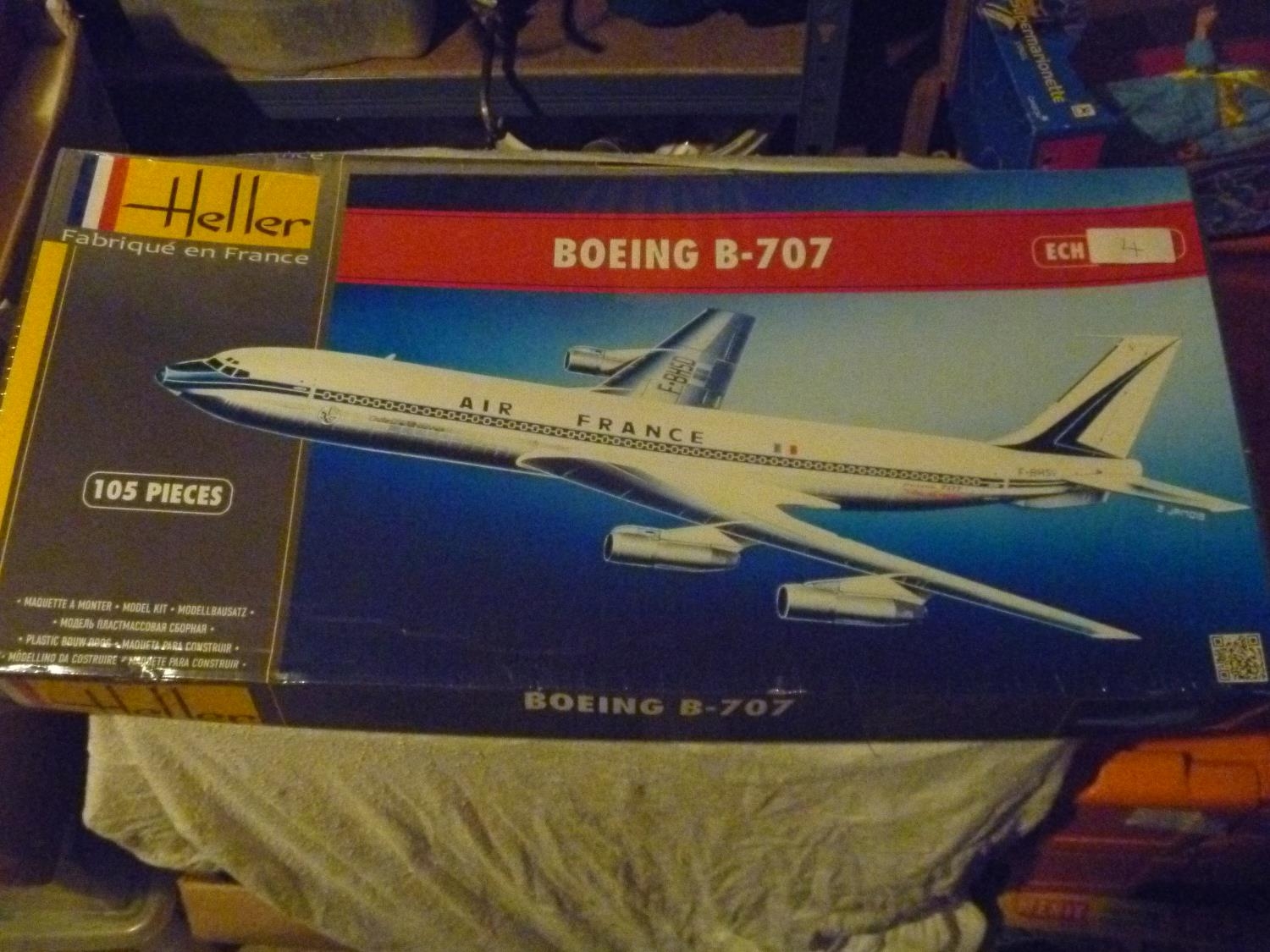 1/72 B-707 エールフランス エレール1／72(大スケール)ルフトハンザ