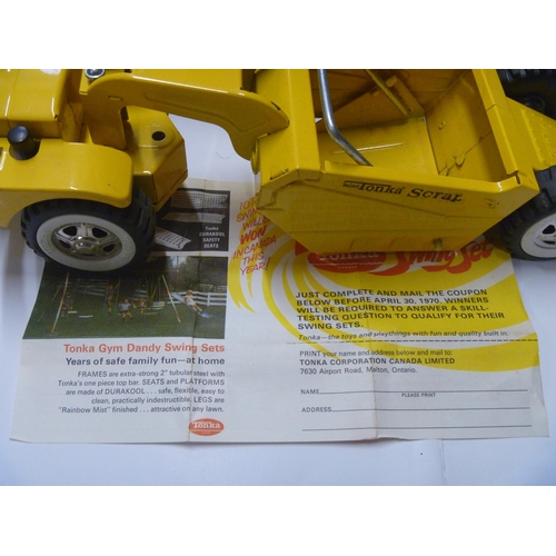 12 - MINI TONKA SCRAPER 1091 BOXED