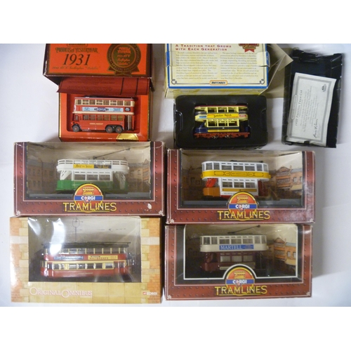 104 - CORGI TRAMLINES OOC AND MATCHBOX MODEL TRAM