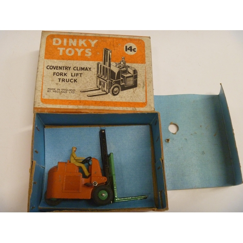 112 - DINKY TOYS CONVETRY CLIMAX FORKLIFT TRUCK