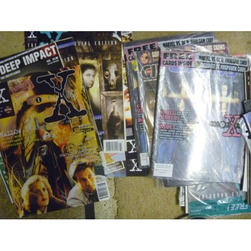 116 - GOOD QTY THE X FILES MAGAZINES AND COMICS SOME STILL SEALED