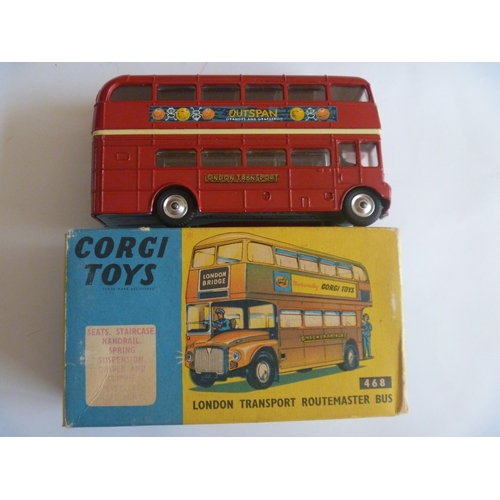 155 - ORGINAL CORGI TOYS BOXED LONDON TRANSPORT ROUTEMASTER BUS