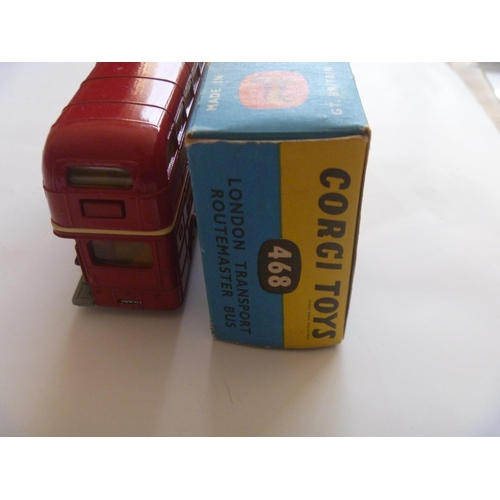 155 - ORGINAL CORGI TOYS BOXED LONDON TRANSPORT ROUTEMASTER BUS