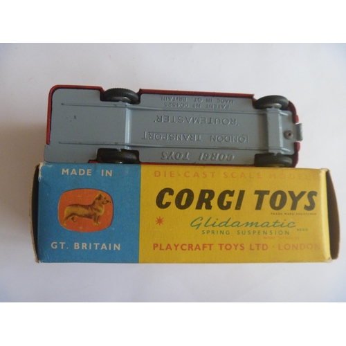 155 - ORGINAL CORGI TOYS BOXED LONDON TRANSPORT ROUTEMASTER BUS