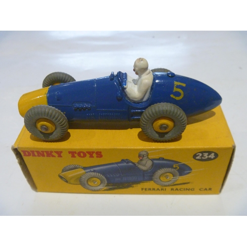 168 - ORIGINAL DINKY TOYS BOXED FERRARI RACING CAR (MODEL IS EXCELLENT, BOX IS EXCELLENT)