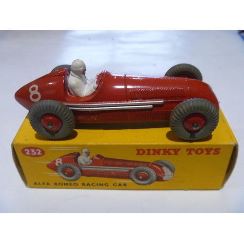 169 - ORIGINAL DINKY TOYS BOXED ALFA ROMEO RACING CAR (MODEL IS EXCELLENT, BOX IS EXCELLENT)