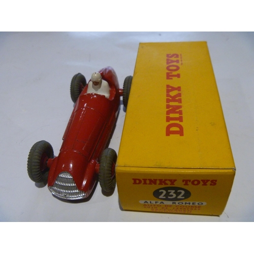 169 - ORIGINAL DINKY TOYS BOXED ALFA ROMEO RACING CAR (MODEL IS EXCELLENT, BOX IS EXCELLENT)