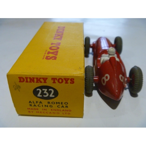 169 - ORIGINAL DINKY TOYS BOXED ALFA ROMEO RACING CAR (MODEL IS EXCELLENT, BOX IS EXCELLENT)