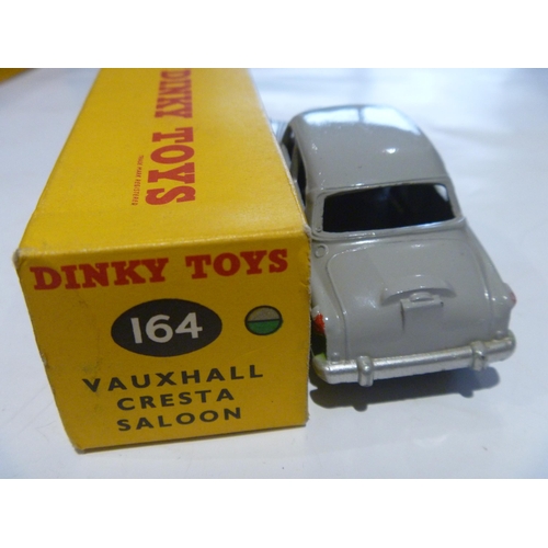 173 - ORIGINAL DINKY TOYS BOXED VAUXHALL CRESTA (MODEL IS EXCELLENT, BOX IS VERY GOOD)