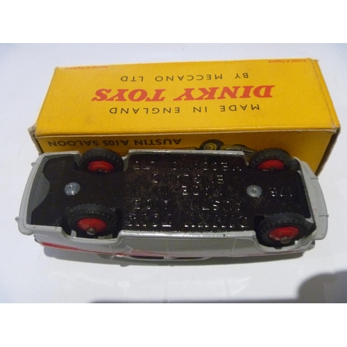 174 - ORIGINAL DINKY TOYS BOXED AUSTIN A105 SALOON (MODEL IS EXCELLENT, BOX IS EXCELLENT)