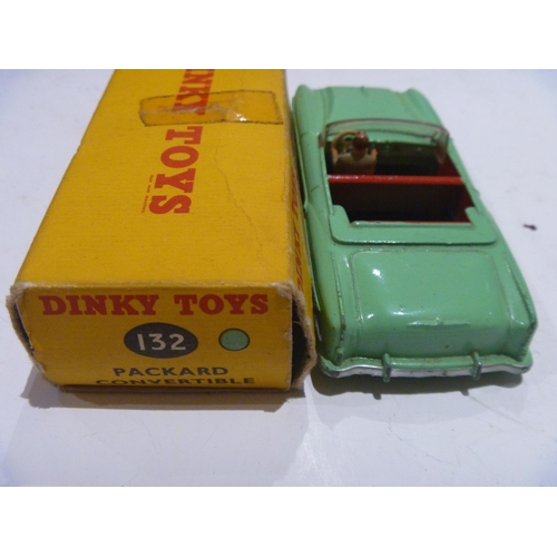 85 - ORIGINAL DINKY TOYS BOXED PACKARD CONVERTIBLE (MODEL IS VERY GOOD BOX LACKS 2 INNER FLAPS)