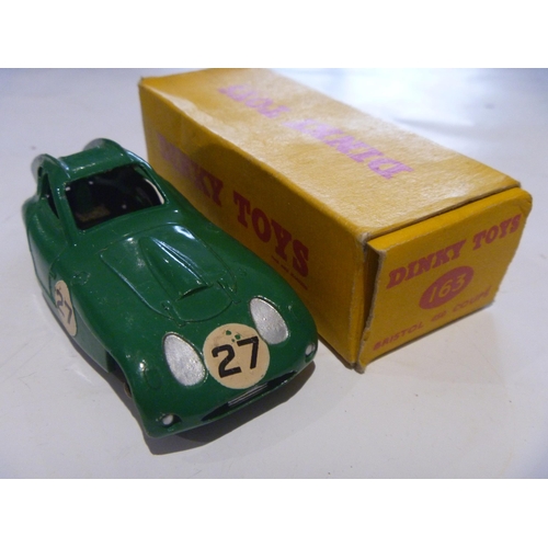 99 - ORIGINAL DINKY TOYS BOXED BRISTOL 450 SPORTS COUPE (MODEL IS VERY GOOD BOX IS VERY GOOD)