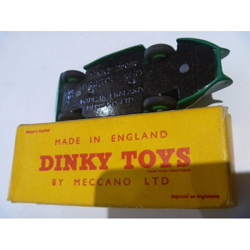 99 - ORIGINAL DINKY TOYS BOXED BRISTOL 450 SPORTS COUPE (MODEL IS VERY GOOD BOX IS VERY GOOD)