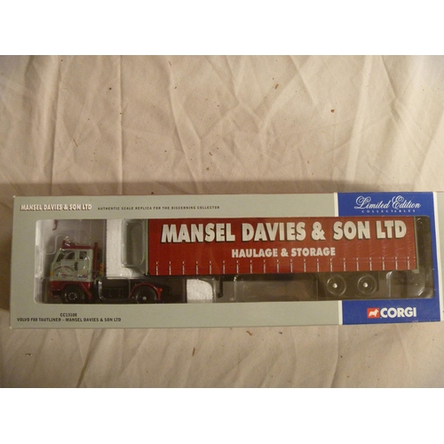 CORGI HAULIERS OF RENOWN ARTICULATED LORRY MANSELL DAVIS GROUP