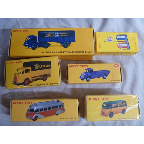 6 ATLAS DINKY TOYS COMMERCIAL VEHICLES AS NEW