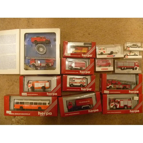 HERPA WIKING ROCO QTY FIRE RELATED VEHICLES