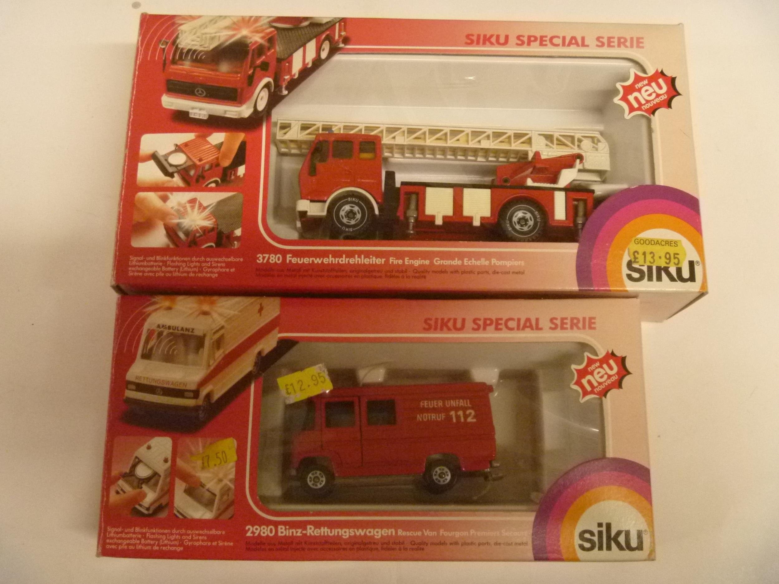 2 Siku Boxed Fire Related Models
